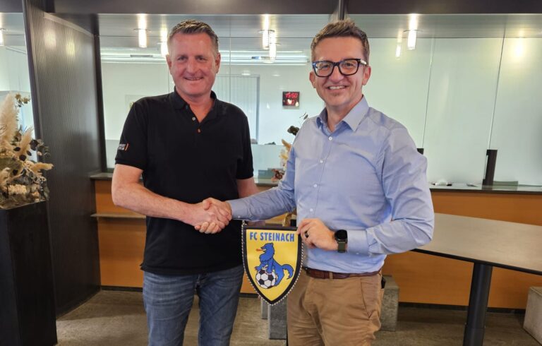 Raiffeisenbank Regio Arbon Hauptsponsor des FC Steinach